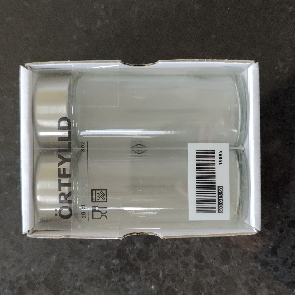 Set Of 10 IKEA Örtfylld Spice Jars